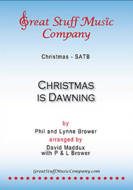 Christmas is Dawning SATB choral sheet music cover Thumbnail
